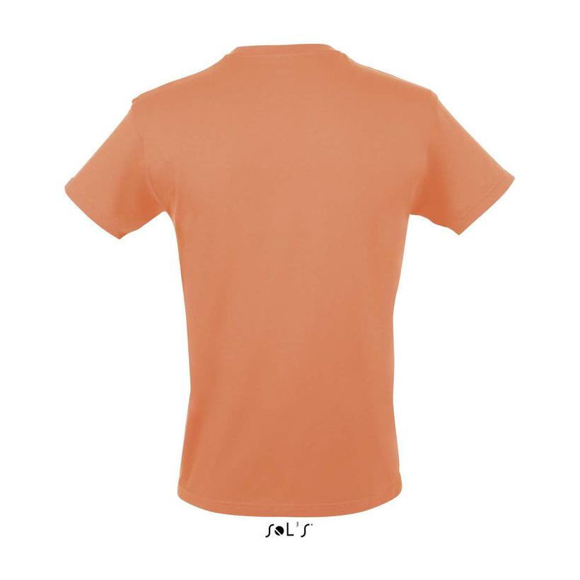 Tricou unisex cu guler rotund Sols Regent Portocaliu XXL