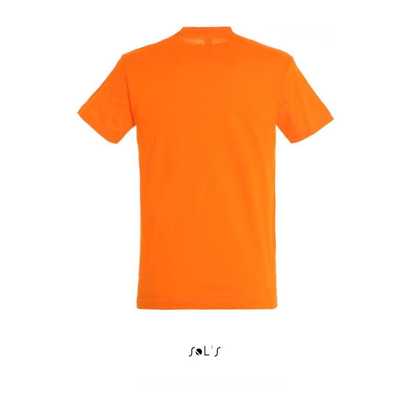 Tricou unisex cu guler rotund Sols Regent Portocaliu 4XL