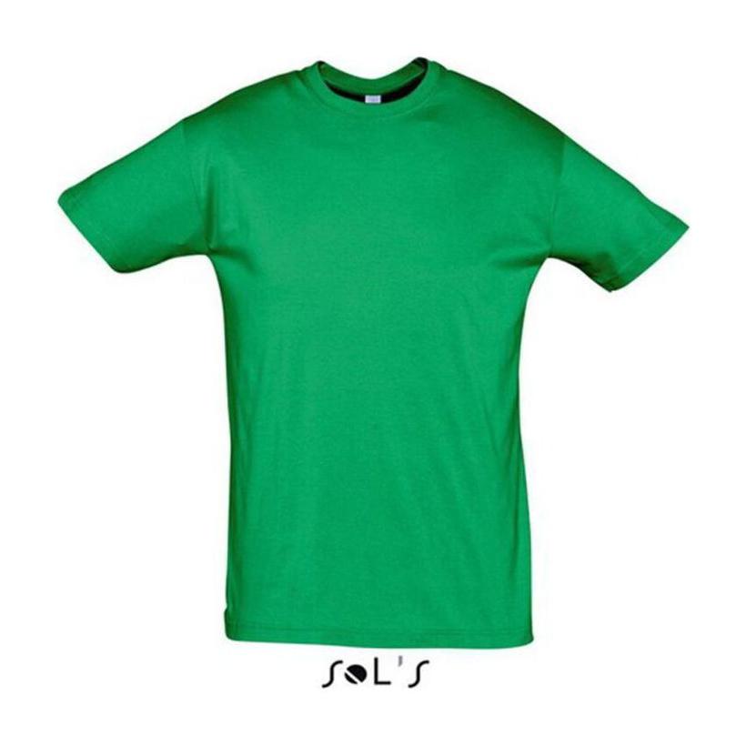 Tricou unisex cu guler rotund Sols Regent Verde 3XL