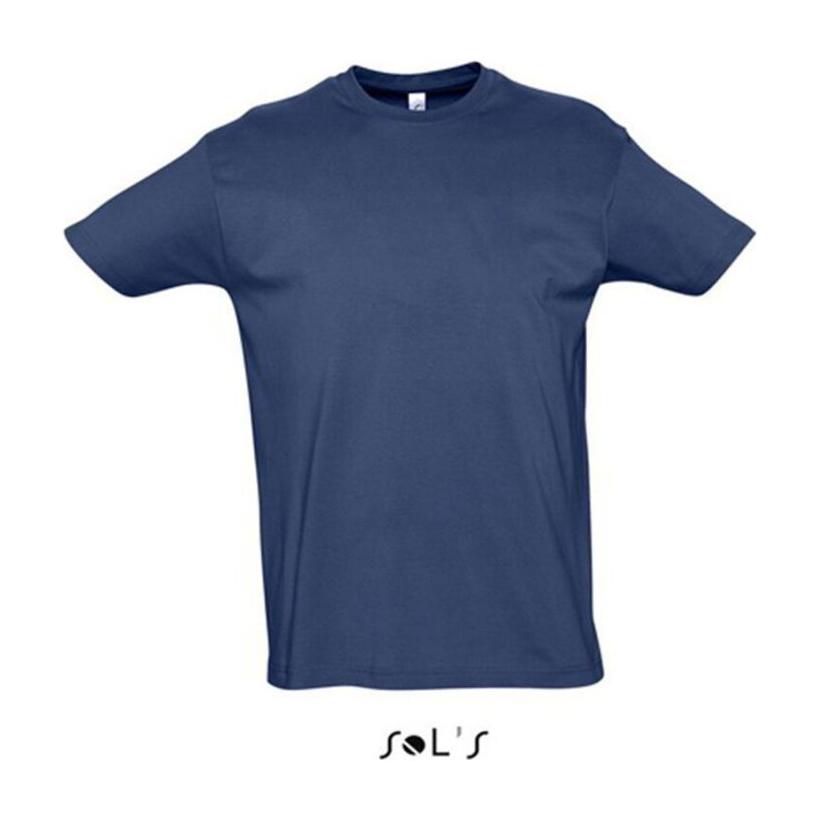 Tricou cu guler rotund pentru bărbați Solo's Imperial Albastru 5XL