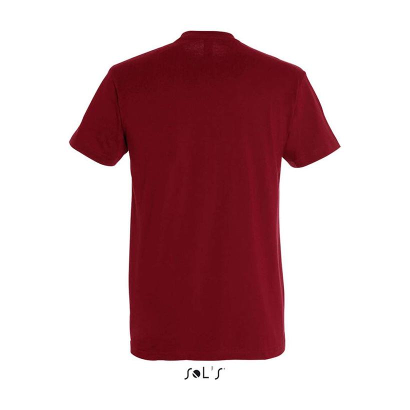 Tricou cu guler rotund pentru bărbați Solo's Imperial Bordeaux S