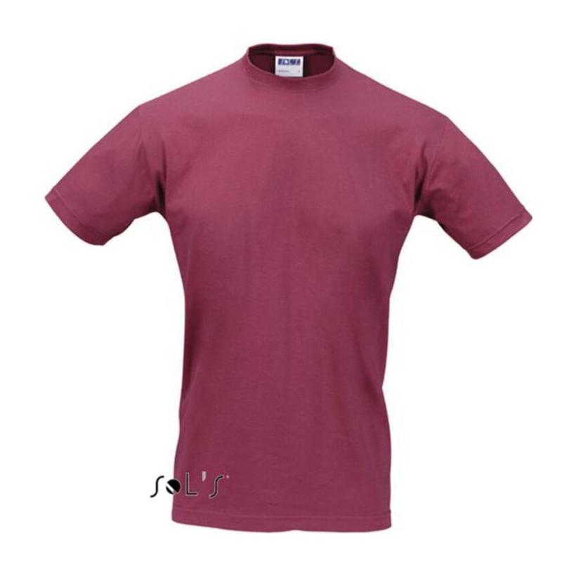 Tricou cu guler rotund pentru bărbați Solo's Imperial Bordeaux XXL