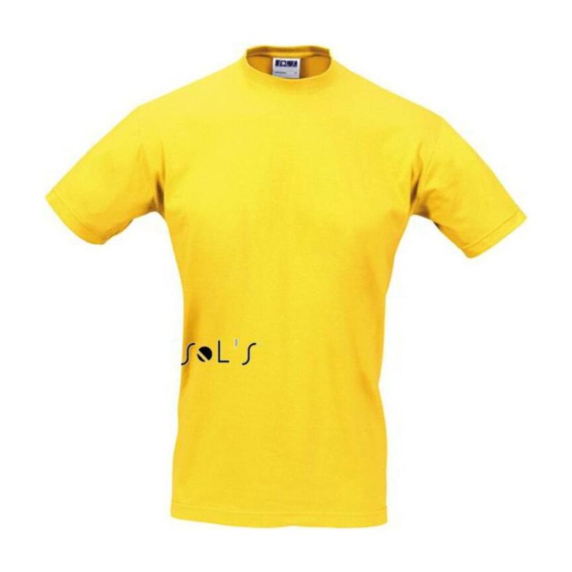 Tricou cu guler rotund pentru bărbați Solo's Imperial Galben XL