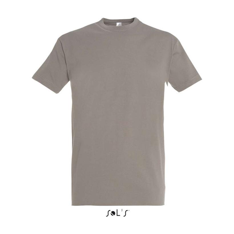 Tricou cu guler rotund pentru bărbați Solo's Imperial Gri XXL