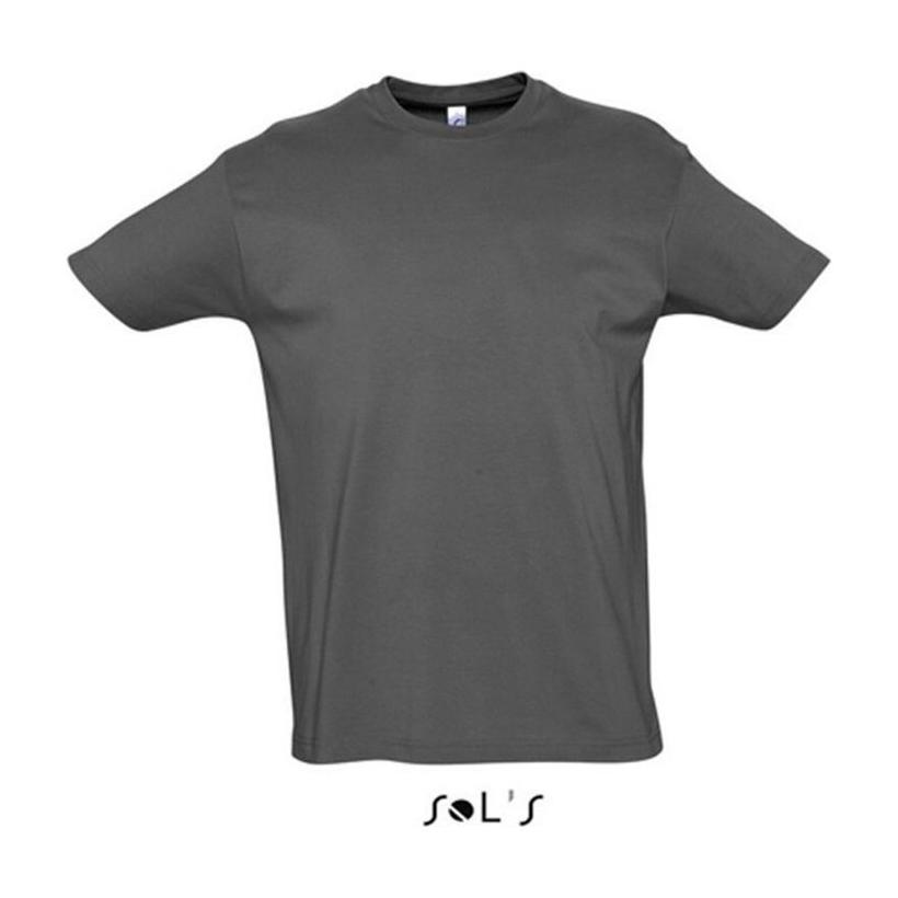 Tricou cu guler rotund pentru bărbați Solo's Imperial Gri 5XL