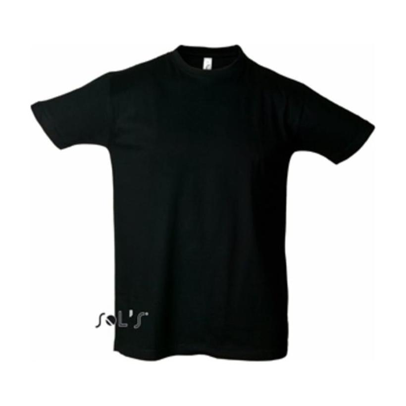 Tricou cu guler rotund pentru bărbați Solo's Imperial Negru 3XL