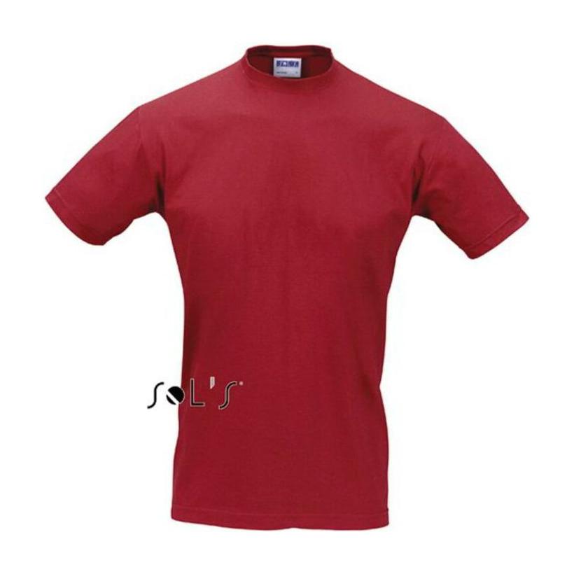 Tricou cu guler rotund pentru bărbați Solo's Imperial Rosu S