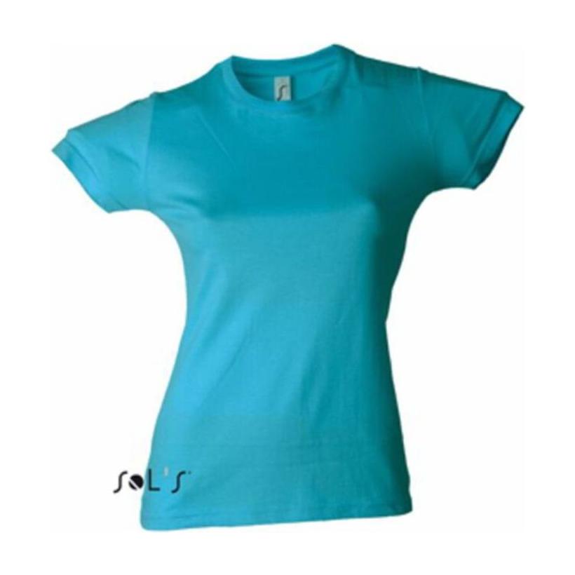 Tricou cu guler rotund pentru femei Solo's Imperial Albastru