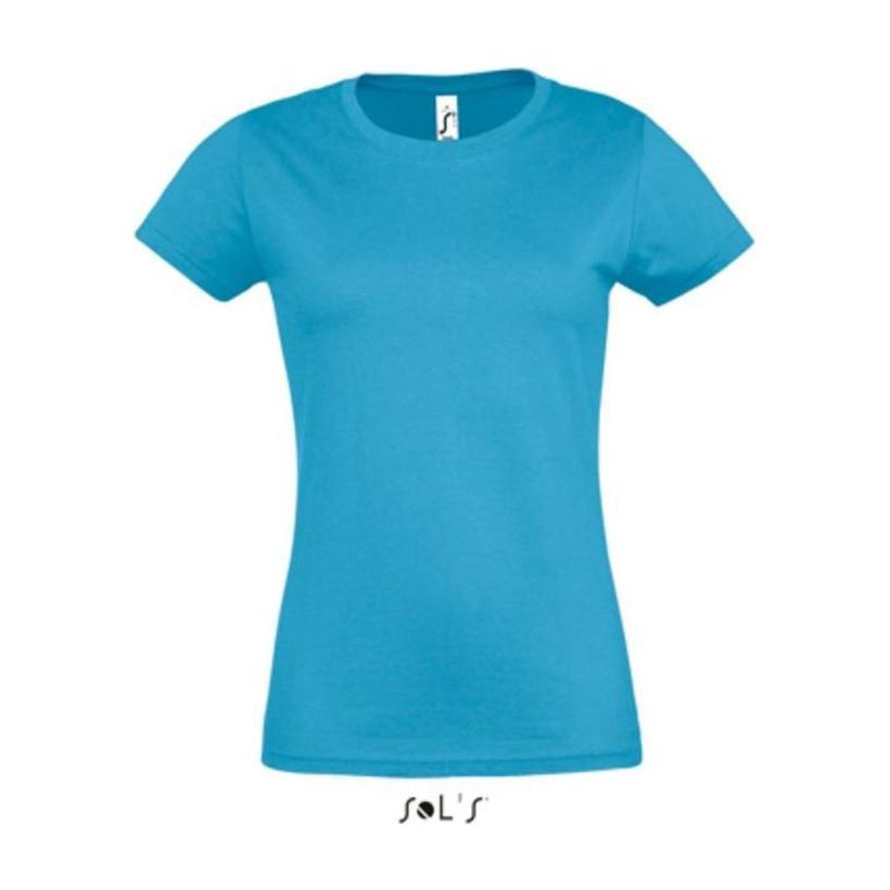 Tricou cu guler rotund pentru femei Solo's Imperial Albastru