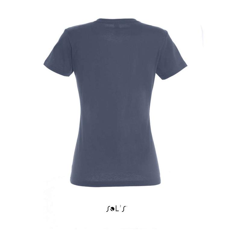 Tricou cu guler rotund pentru femei Solo's Imperial Albastru XXL