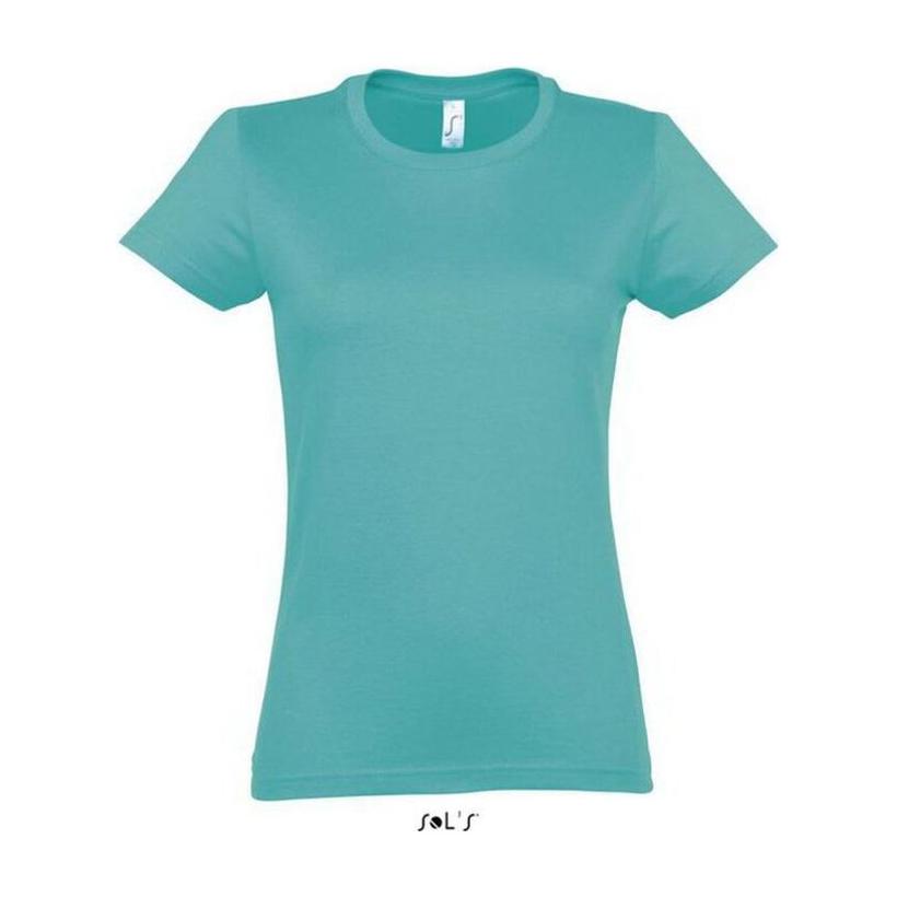 Tricou cu guler rotund pentru femei Solo's Imperial Albastru