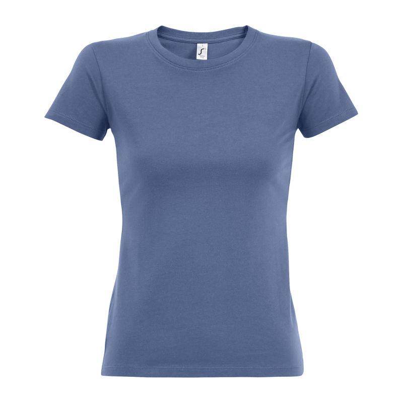 Tricou cu guler rotund pentru femei Solo's Imperial Blue XL