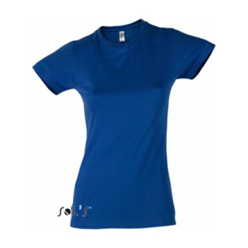 Tricou cu guler rotund pentru femei Solo's Imperial Albastru L