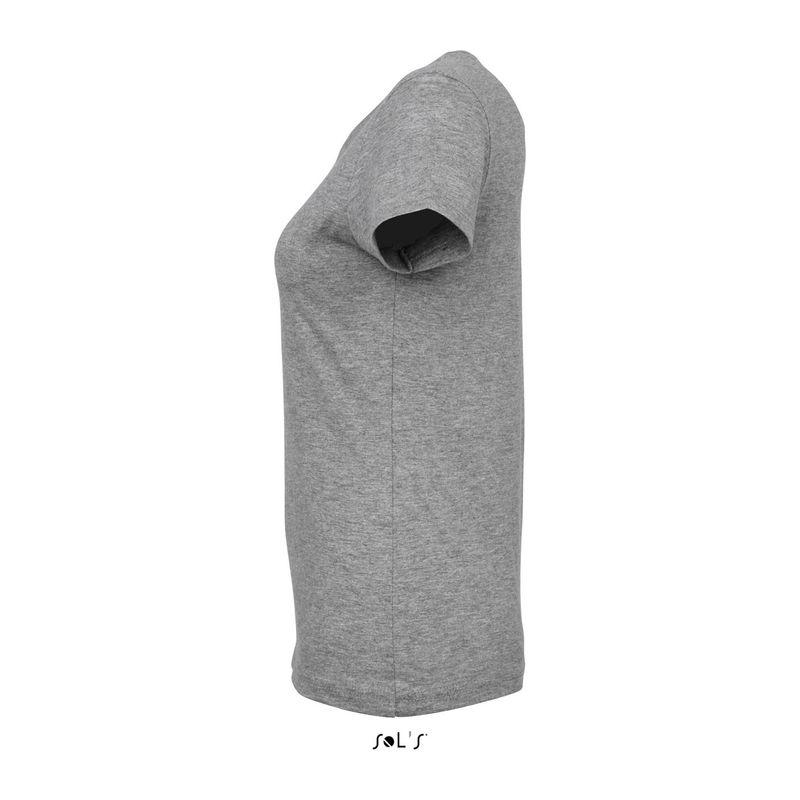 Tricou cu guler rotund pentru femei Solo's Imperial Grey Melange 3XL