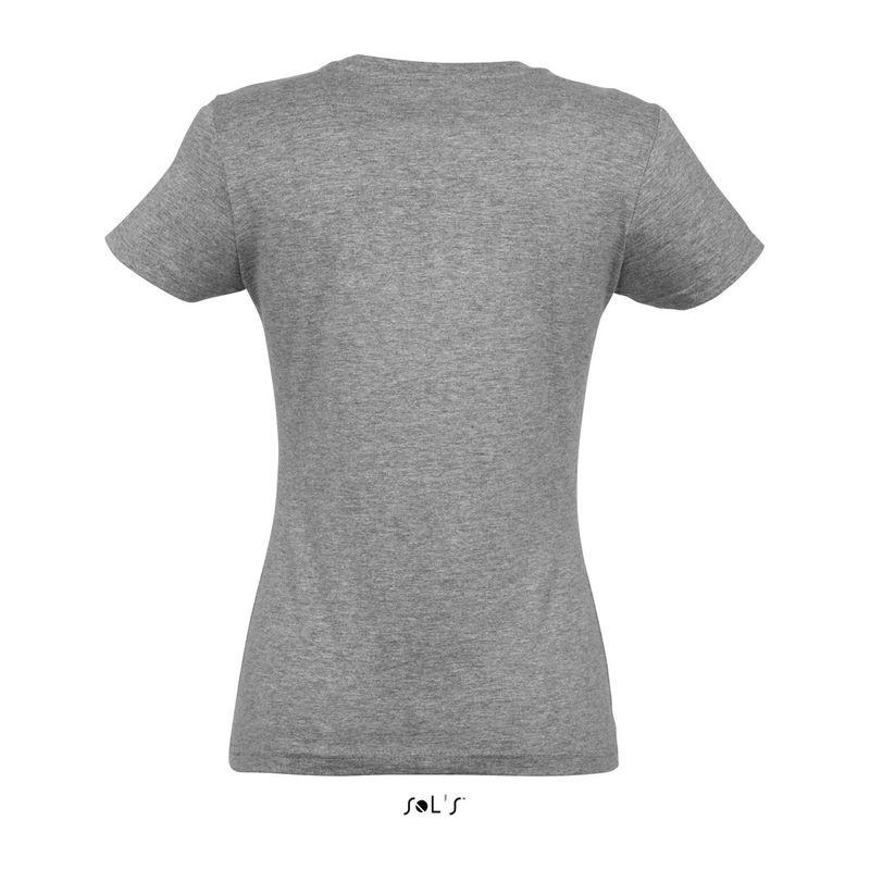 Tricou cu guler rotund pentru femei Solo's Imperial Grey Melange 3XL