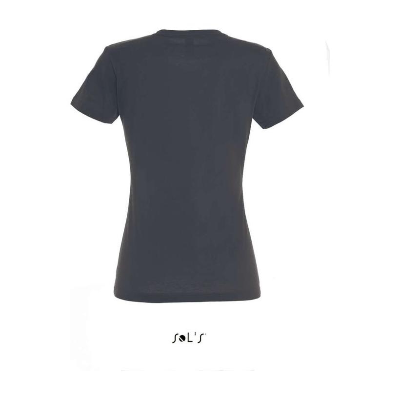 Tricou cu guler rotund pentru femei Solo's Imperial Gri XL