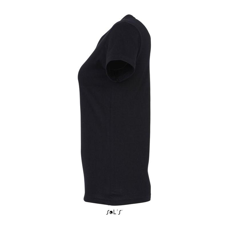 Tricou cu guler rotund pentru femei Solo's Imperial Negru 3XL