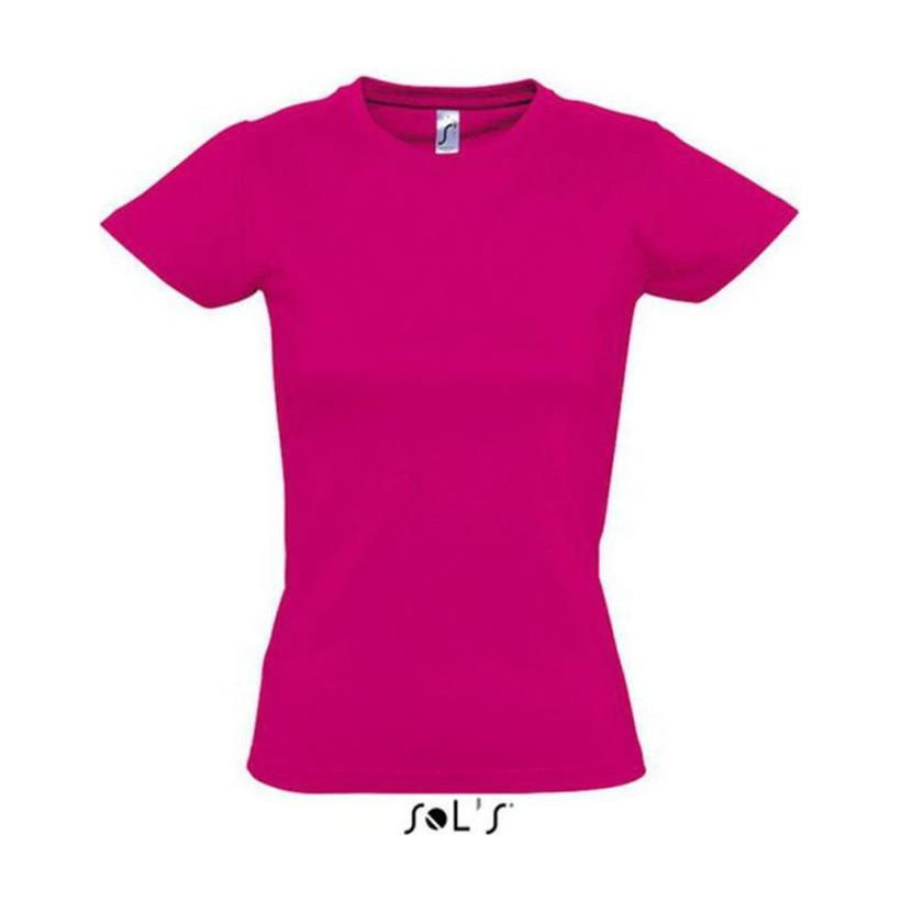 Tricou cu guler rotund pentru femei Solo's Imperial Roz