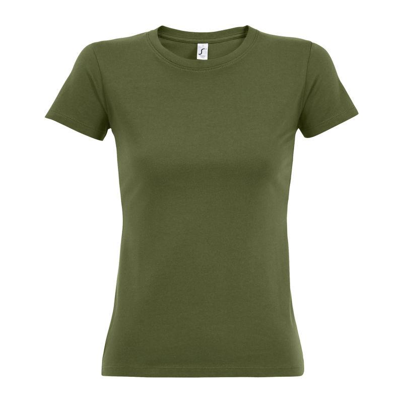 Tricou cu guler rotund pentru femei Solo's Imperial Dark Khaki XL