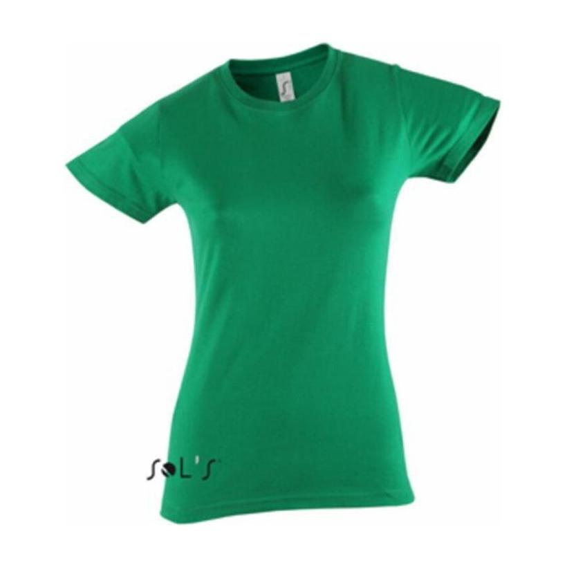 Tricou cu guler rotund pentru femei Solo's Imperial Verde