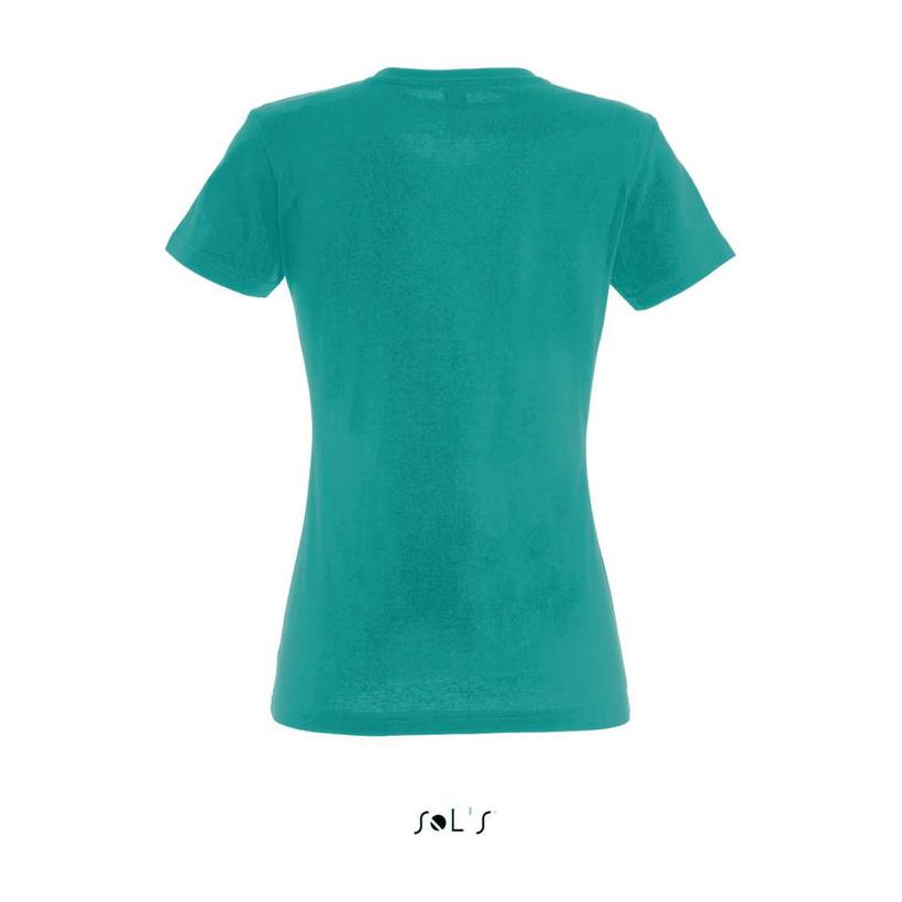 Tricou cu guler rotund pentru femei Solo's Imperial Verde XXL