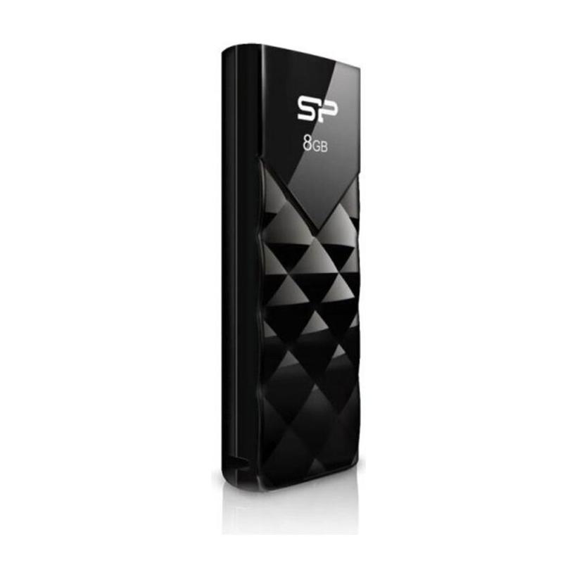 Stick USB Silicon Power Ultima U03 cu logo mini Negru