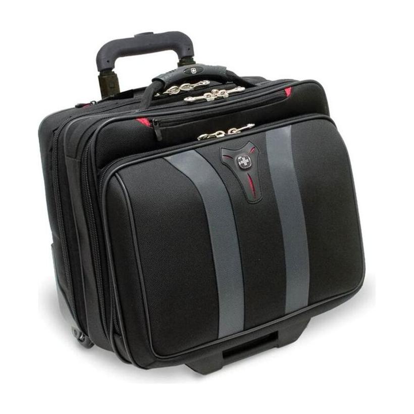 Geantă pentru Laptop cu Roți Negru