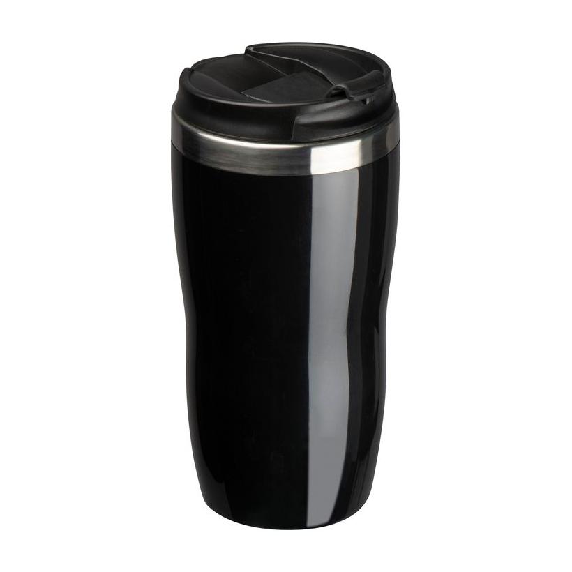 Termos și set de pahar Split Negru