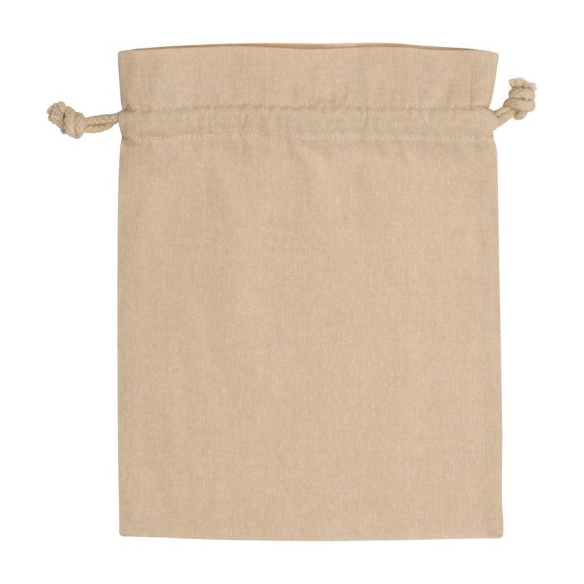 Săculeț din bumbac reciclat Pasadena Beige