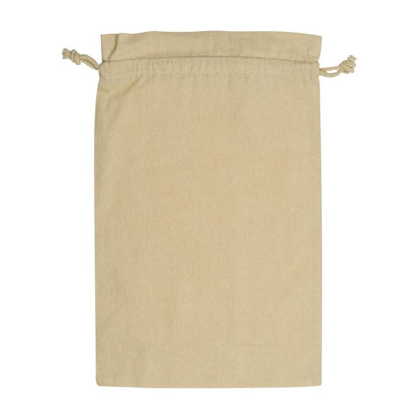 Săculeț din bumbac reciclat Parksville Beige