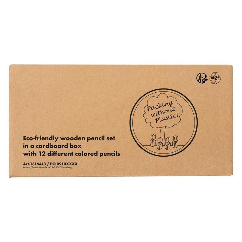 Set de creioane colorate Beige