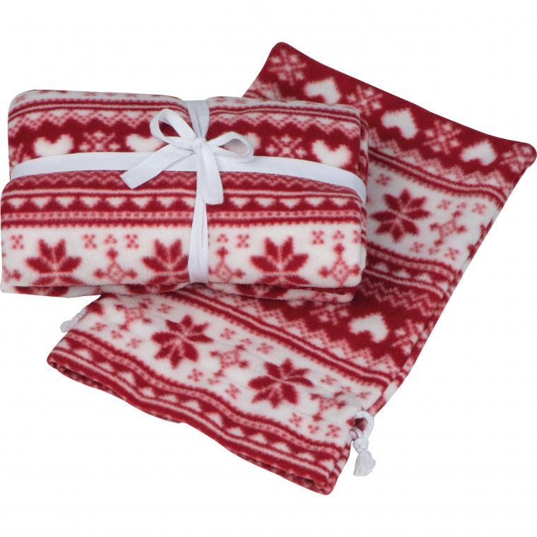 Pătură Xmas Roșu