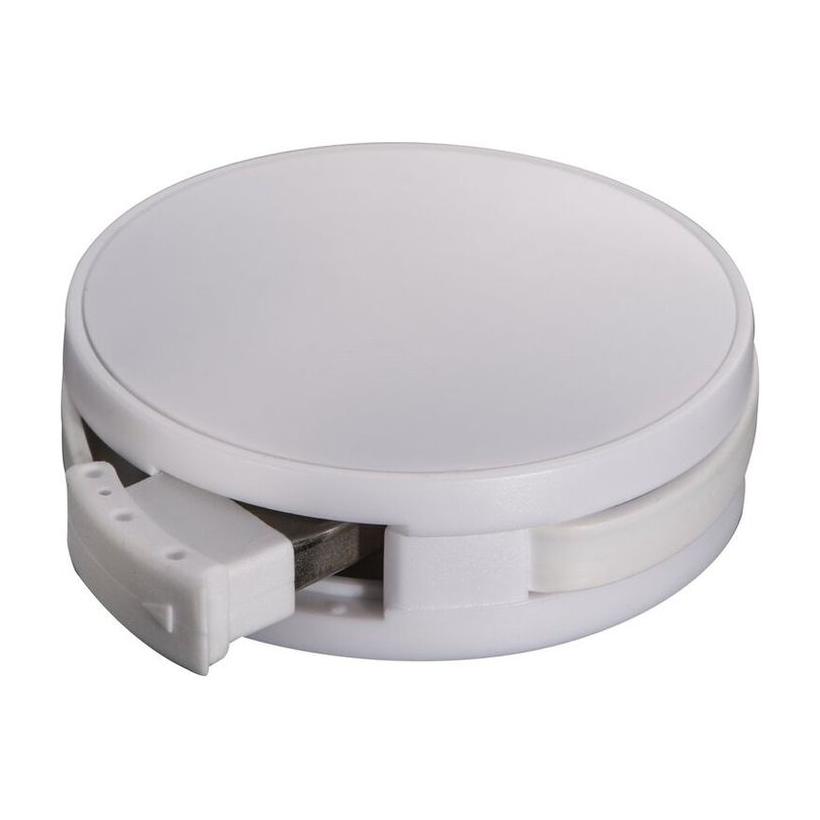 4 port USB hub - rotund Alb