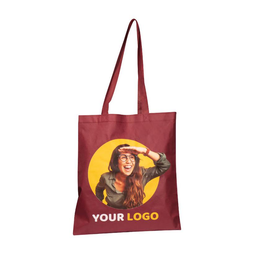 Sacoşă de cumpărături, non-woven Bordeaux