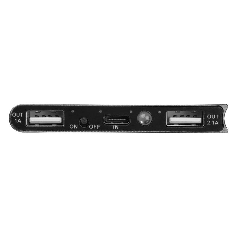Powerbank Wolfsberg 8000 mAh Gri
