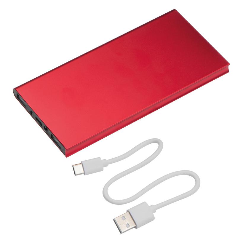 Powerbank Wolfsberg 8000 mAh Roșu