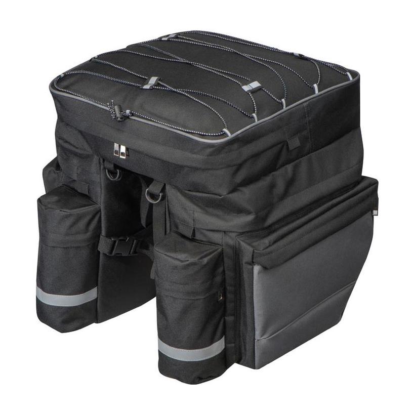 Geantă șa pentru bicicletă Negru