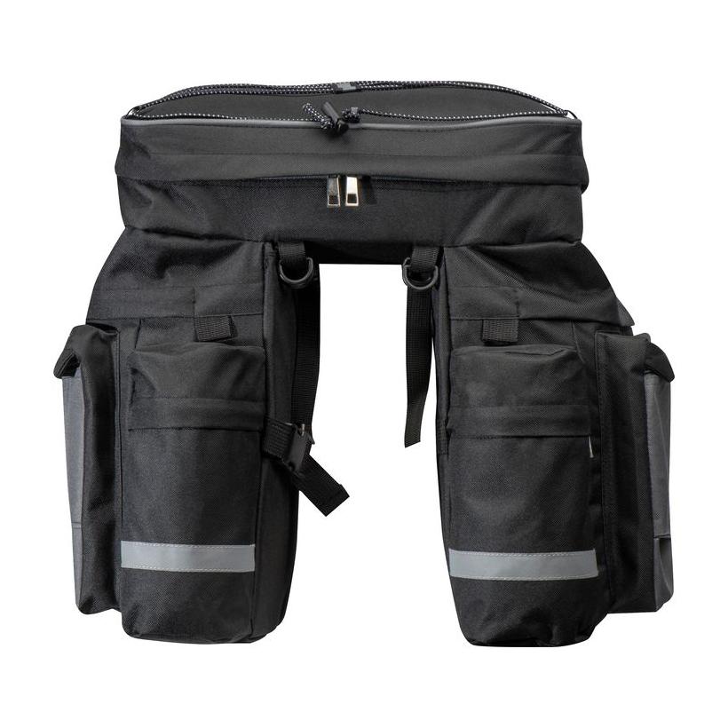 Geantă șa pentru bicicletă Negru