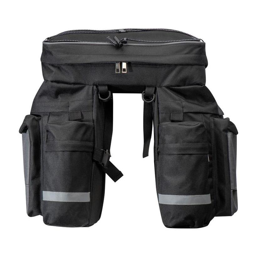 Geantă șa pentru bicicletă Negru