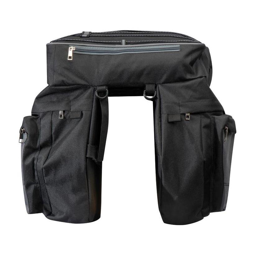 Geantă șa pentru bicicletă Negru