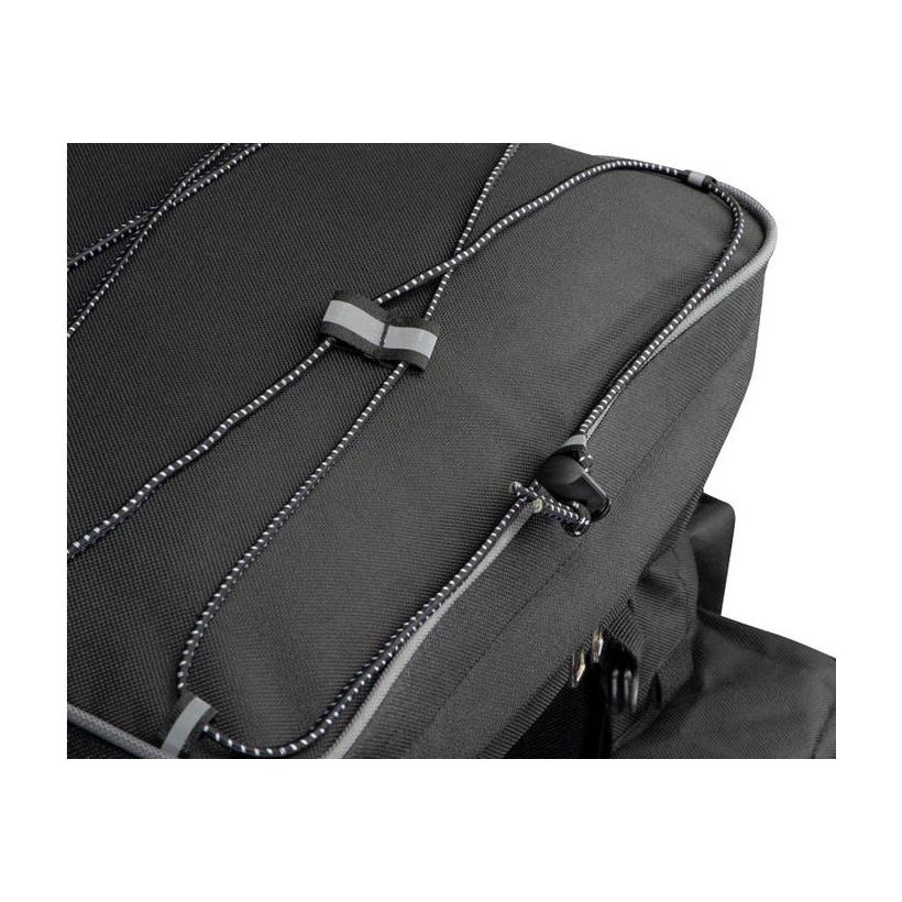 Geantă șa pentru bicicletă Negru