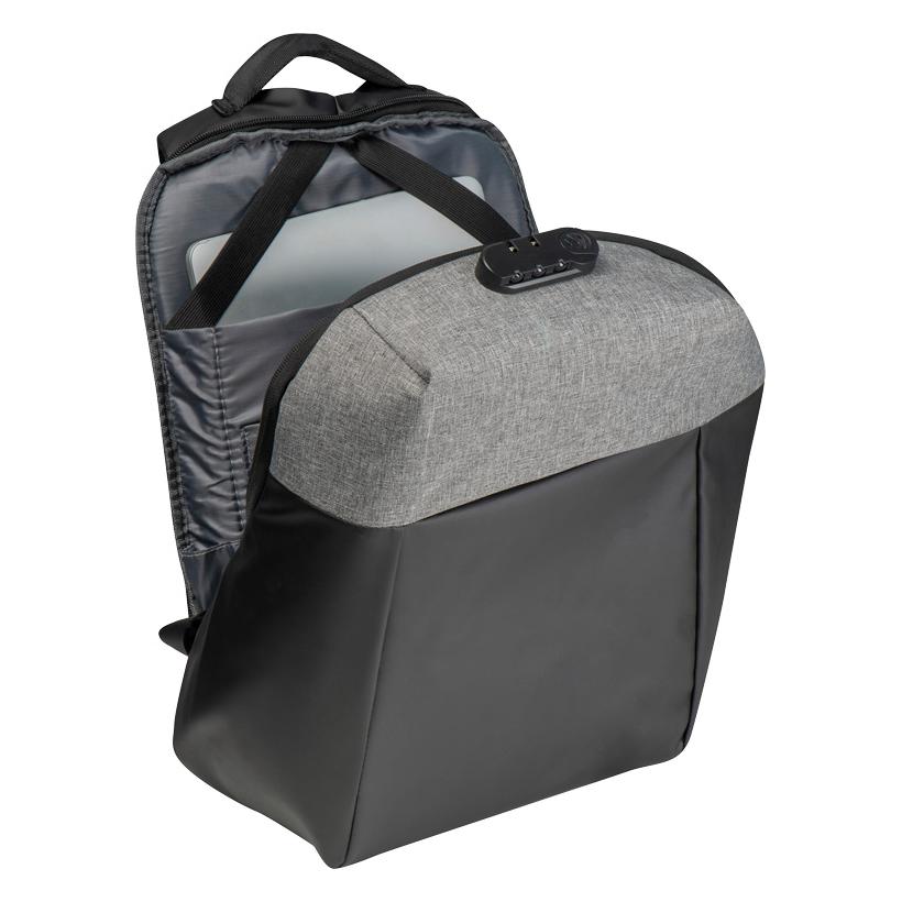 Rucsac laptop Wellington Gri-Argintiu