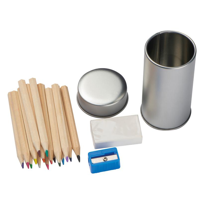 Set de creioane Kyoto Gri-Argintiu