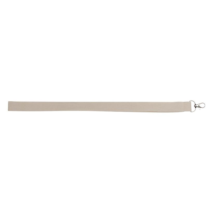 Lanyard din bumbac Mannheim Beige