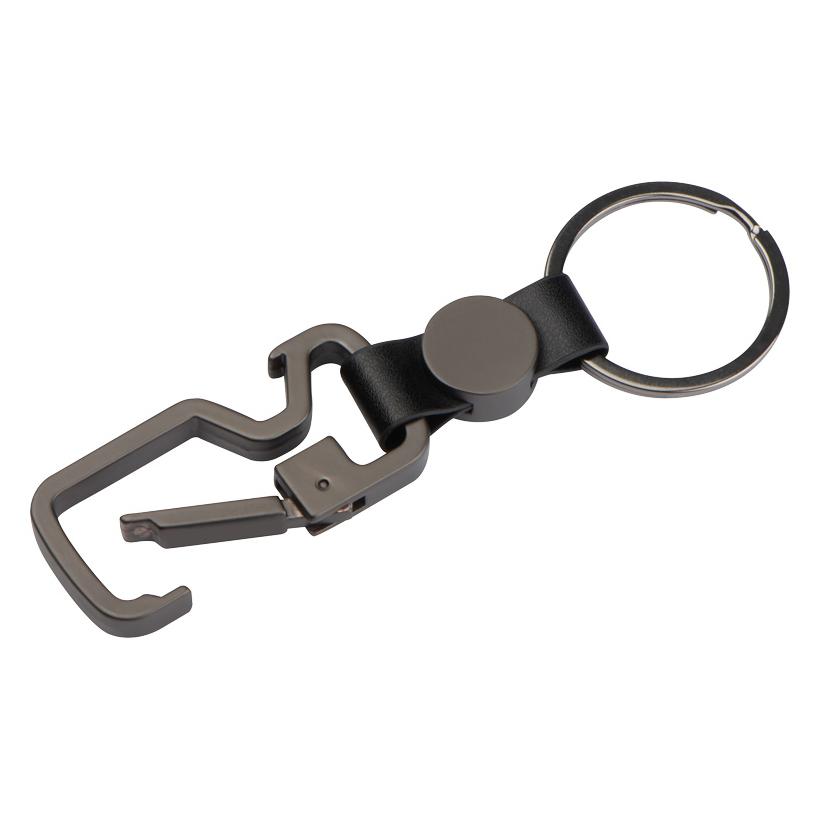 Breloc Macau Gri-Argintiu