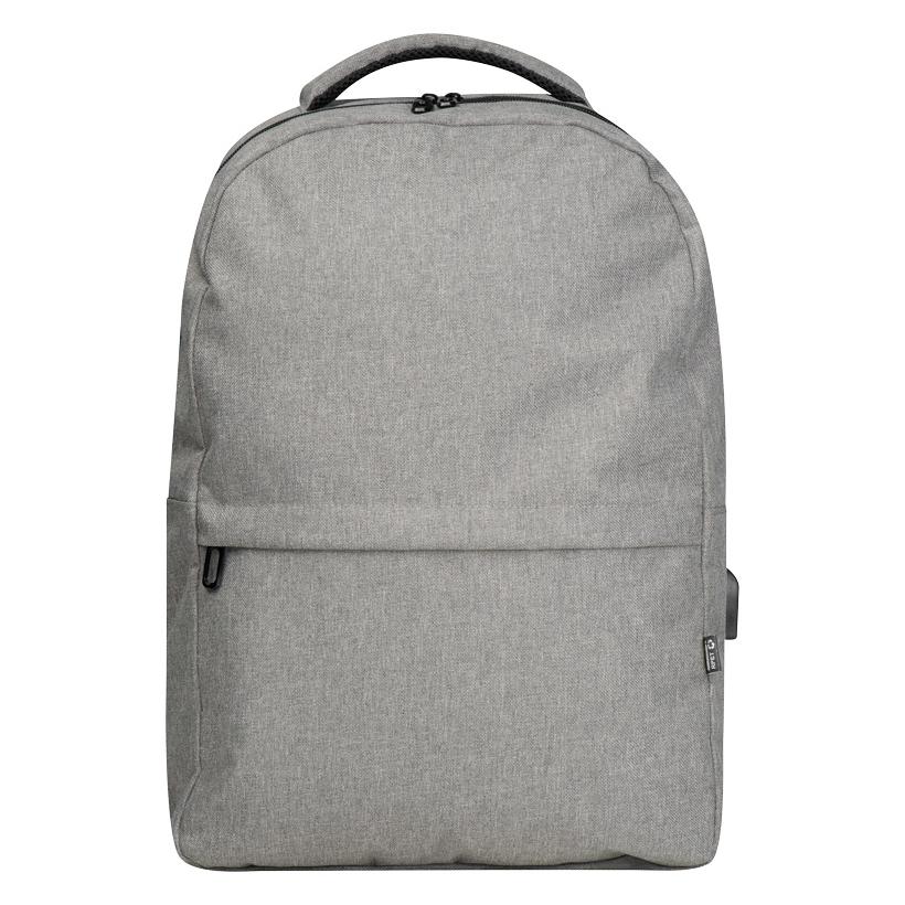 Rucsac RPET Rimini Gri-Argintiu