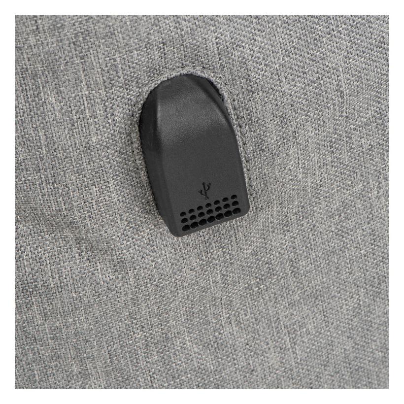 Rucsac RPET Rimini Gri-Argintiu