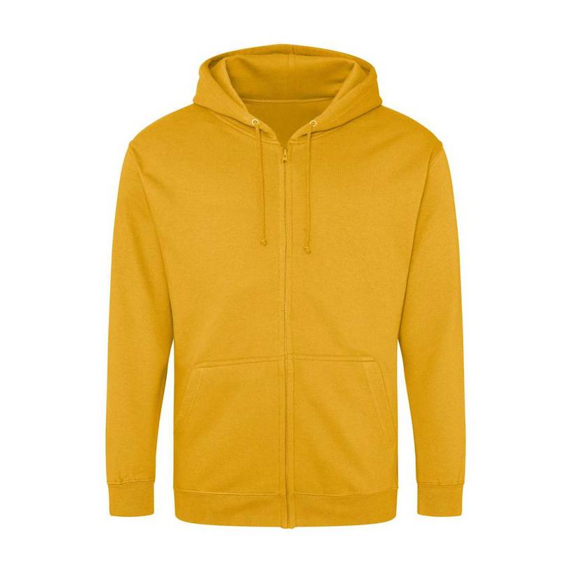 Hanorac cu fermoar Mustard S