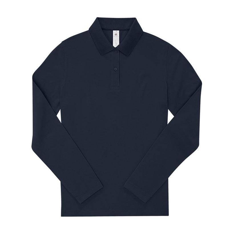 Tricou Polo 180 cu mânecă lungă pentru femei Navy Blue L