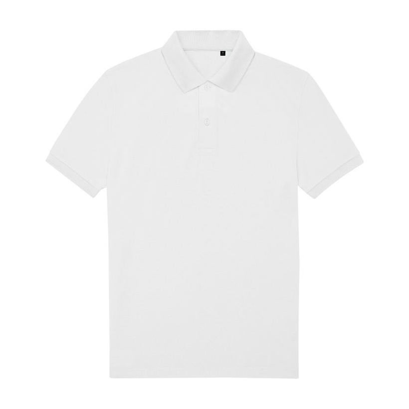 Tricou My Eco Polo 65/35 180 pentru bărbați Alb 4XL